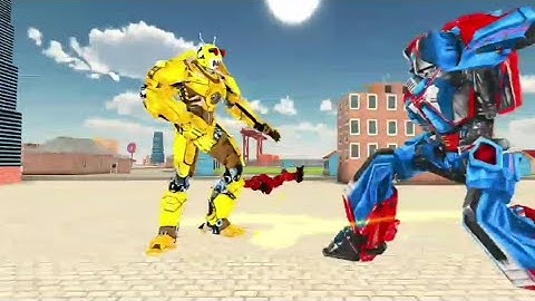 Bee Robot Car Transformer Games || Level 4 - Android Gameplay