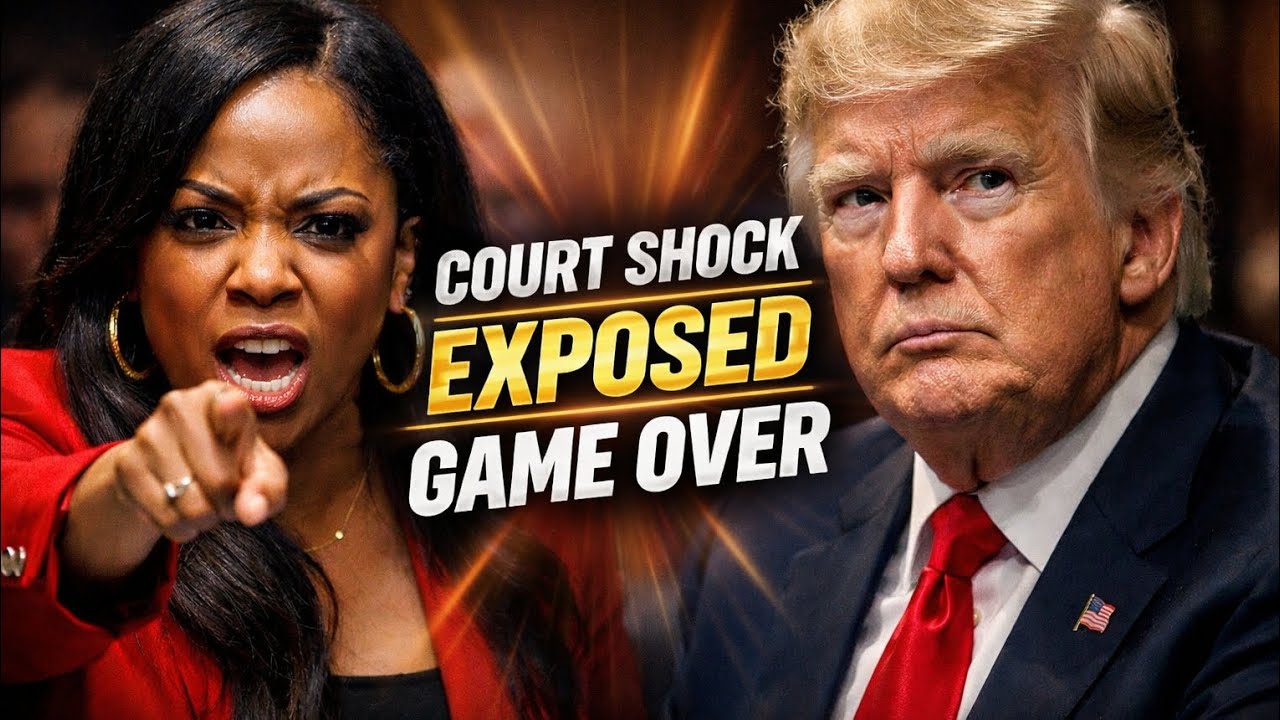 “Jasmine Crockett vs Trump: Courtroom Tension EXPOSED | Breaking Political Drama”