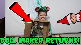 The Doll Maker Is Back! Elf Fixes Doll! She Messed Up My Room Escaping The Doll Maker