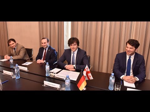 ირაკლი კობახიძის შეხვედრა გერმანია - სამხრეთ კავკასიის საპარლამენტო ჯგუფის წევრებთან