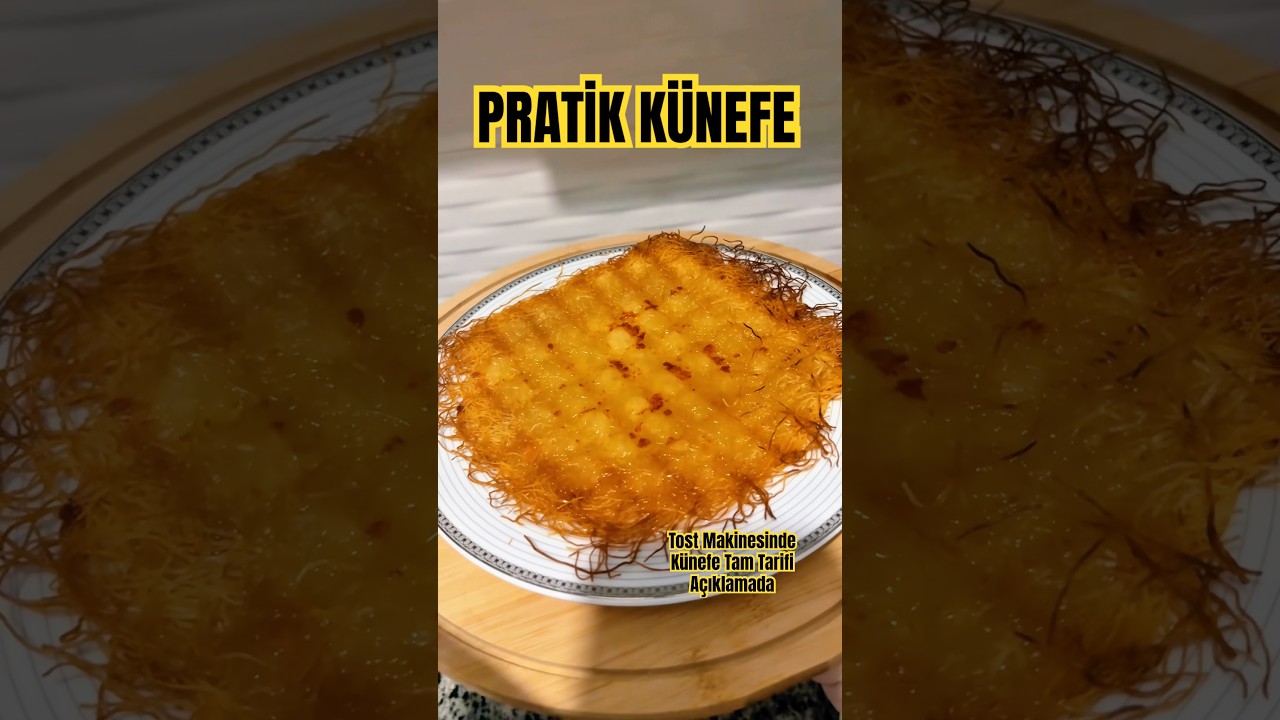 5 Dakikaya Hazır Müthiş Lezzet 👉 Tost Makinesinde Pratik Künefe 5 Dakikaya Hazır Müthiş Lezzet 👉 Tost Makinesinde Pratik Künefe