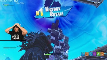 INTENSE BUILD BATTLE TO MAX HEIGHT - HIGH KILL SOLO GAME - Fortnite BR Gameplay