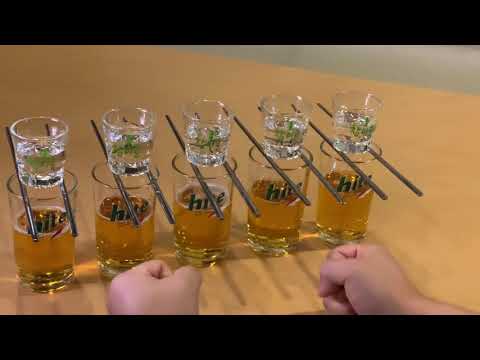 ピンクデジ爆弾酒❣️