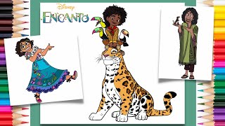 Mirabel Bruno and Antonio Coloring Pages Madrigal Disney s Encanto