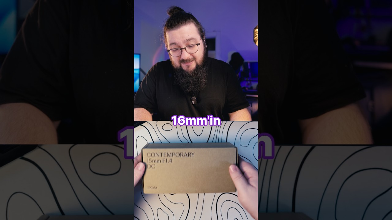 Bu ne hafif bir lenstir #sigma #fujifilm  #isbirligi