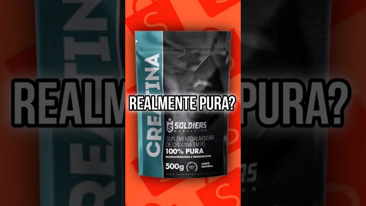 Testando creatina da Shopee (Soldier oficial)