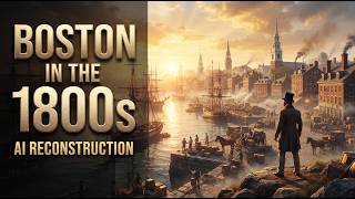 Boston in the 1800s | AI Reconstruction of America's Historic City (4K Documentary)