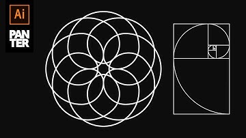 How to Create a Golden Ratio Lotus Flower | Adobe Illustrator Tutorial