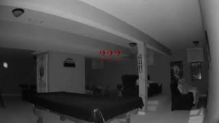 Scary Face and Orbs Caught on Security Camera