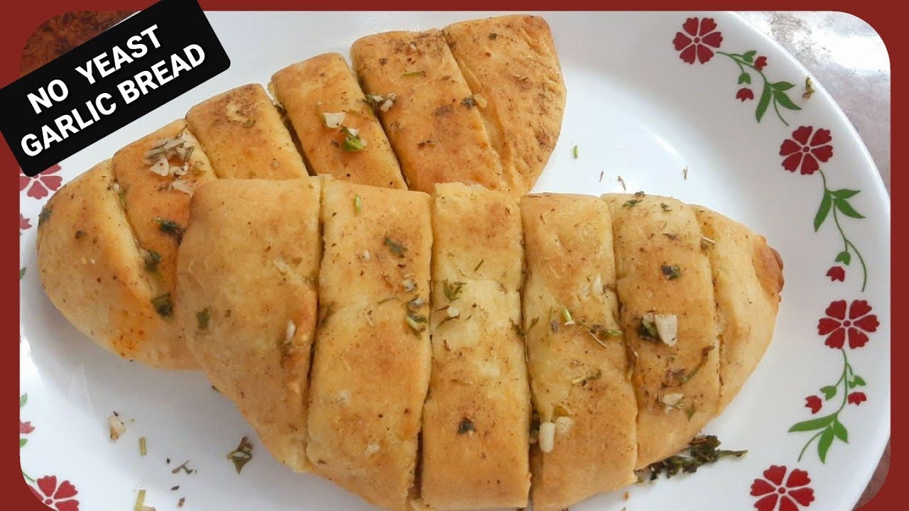 Stuffed Garlic Bread Without Yeast Garlic Bread SticksDominos Style