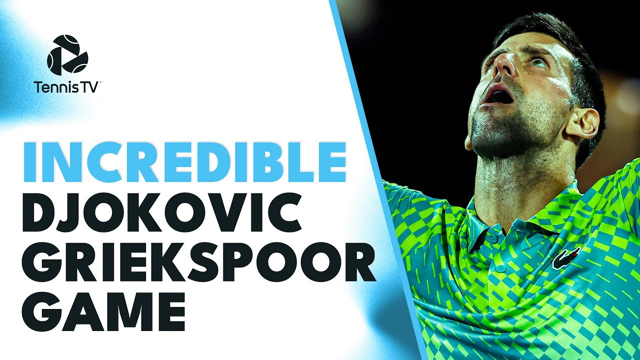 Novak Djokovic THRILLER vs Tomas Machac! 🔥