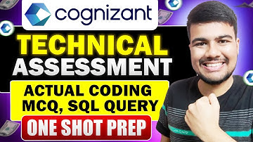 Cognizant Technical Assessment 2024-25 | PYQ Top Questions | Complete Prep