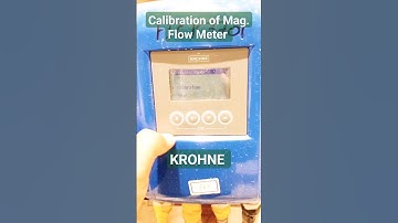 Calibration of Magnetic Flow Meter | KROHNE OPTIFLUX400F | IFC100W Convertor #InstrumentAcademy