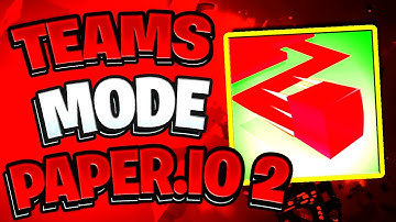 Paper.io 2 TEAMS Mode - RED - 100% Map Control