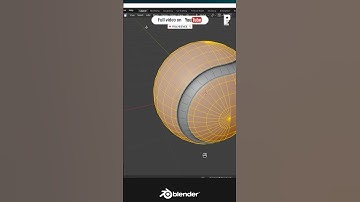Tennis Ball with Fuzzy Surface #blender #tutorial #polyeevee