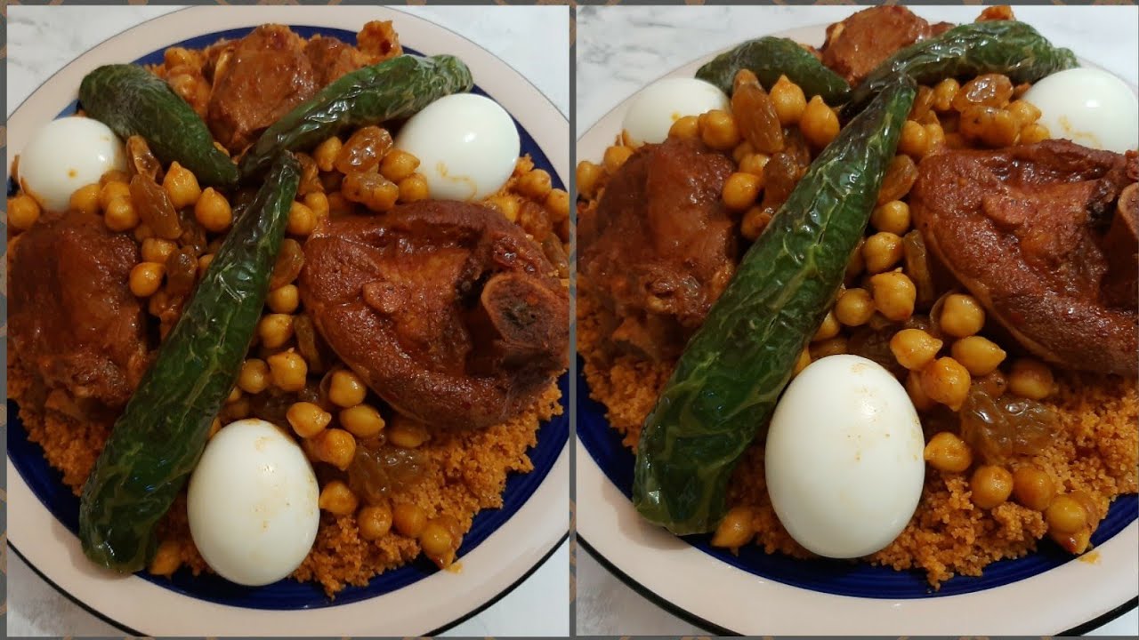 كسكسي ليلة النصف من رمضان 🌙خطوة بخطوة وسر البنة امتاعو/ كسكسي الأفراح و الأعراس التونسية