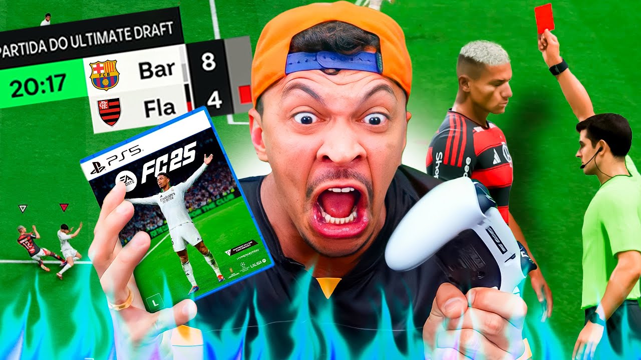 TENTE NÃO DAR RAGE!! ÚLTIMA VEZ JOGANDO EAFC 25 😡💢