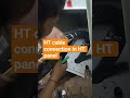 @Electrical work. HT cable connection in HT panel