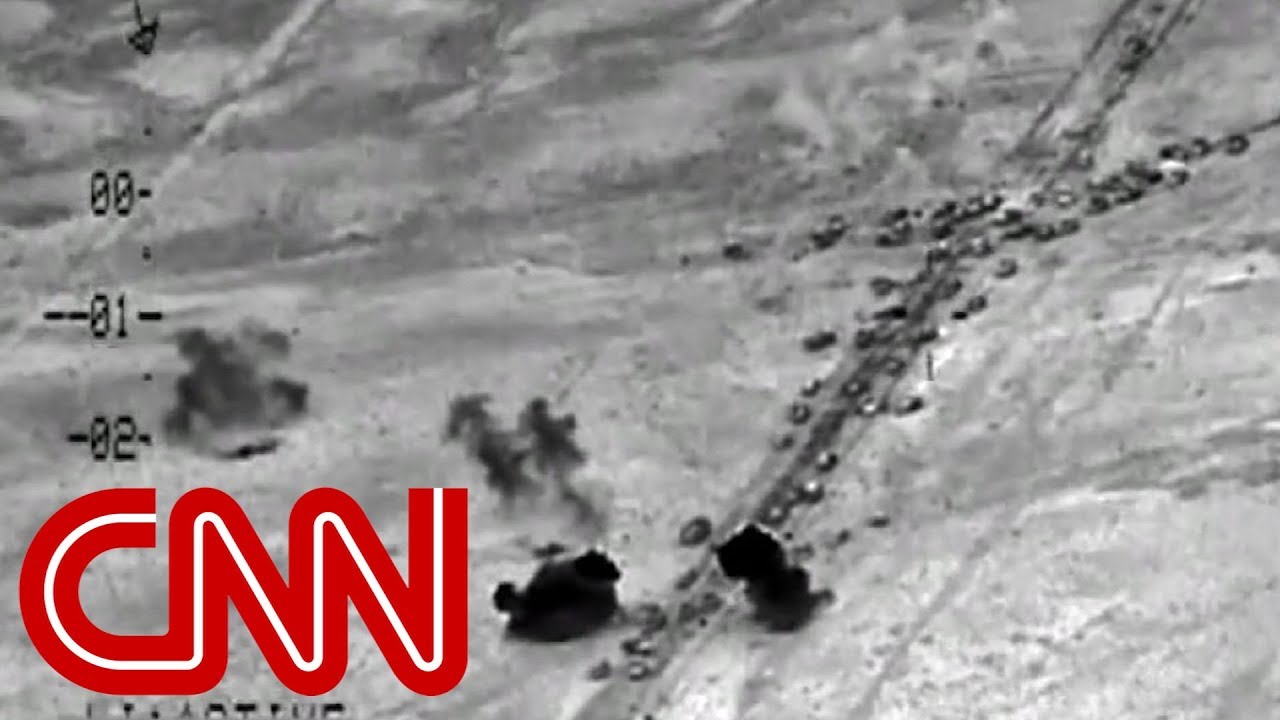 Airstrikes hit huge ISIS convoy in Falluja