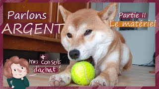 Le budget matériel de mon shiba ! + conseils d