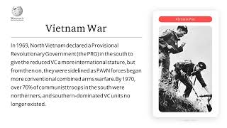 Vietnam War Wikipedia by Comovid AI platform