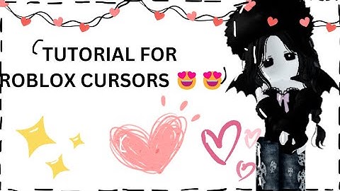 TUTORIAL FOR ROBLOX CURSOR ❗❗ *TUTORIAL* | SarMM2