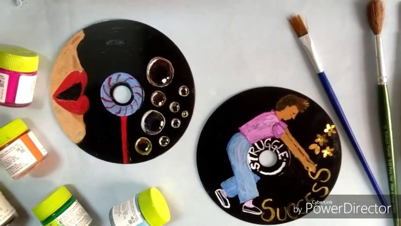 DIY home decor // CD art YouTube