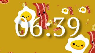 10-Minute Bacon and Eggs Countdown Timer with Alarm