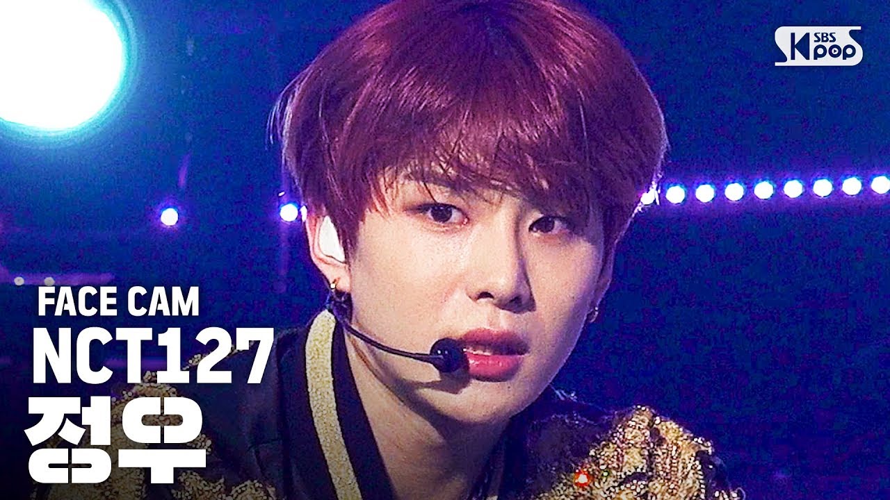 [페이스캠4K] NCT127 정우 '영웅' (NCT127 JUNGWOO 'Kick it' FaceCam) │ @SBS Inkigayo_2020.3.22