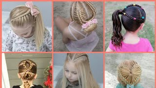 احدث تسريحات للشعر 2021 /تسريحات شعر بسيطة وسهلة للأطفال تسريحات شعر للبنات روعه