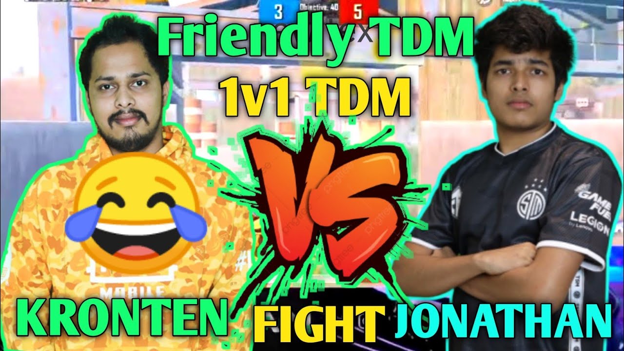 Jonathan Vs Kronten | 1v1 TDM Fight | PubgM - YouTube