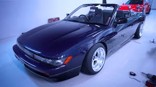 ТЮНИНГУЕМ очень редкую Silvia s13 КАБРИОЛЕТ в стиль шакотан