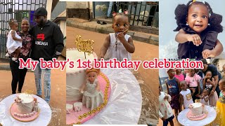 HOW WE CELEBRATED OUR BABY’S ONE YEAR BIRTHDAY #vlog
