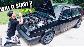 Engine Install &amp; First start up?... GOLF GTI Restoration