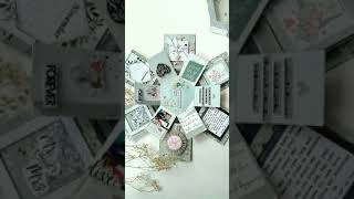 Hexagon Explosion Box #minikins #craft #shorts