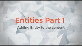 11 - Entities in chatbot