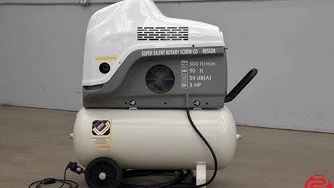 2013 Werther International New Silver 3/90 3 HP Super Silent Rotary Screw Air Compressor