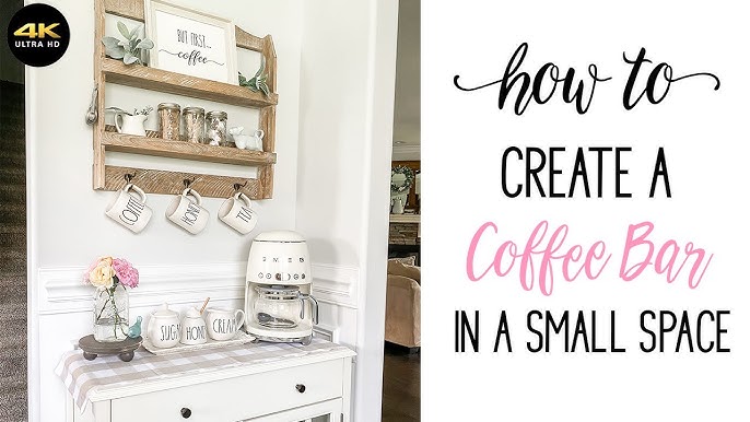 15 DIY Coffee Bar Ideas for Your Home - The Handyman's Daughter