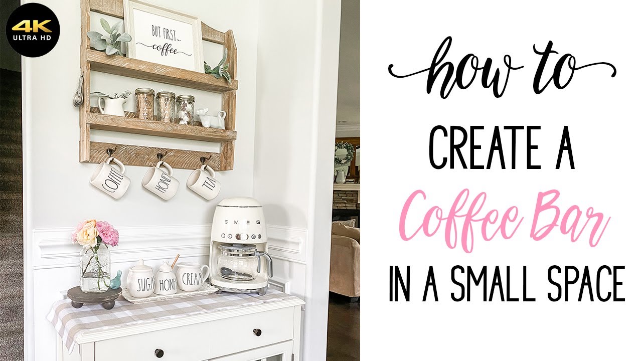 How to Setup a DIY Coffee Bar - Holidays At Home - A Few Shortcuts