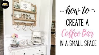 How to Set Up an Awesome Coffee Bar at Home for Free - Sojourner Mom