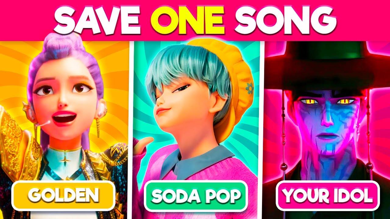 SAVE ONE SONG Challenge 🎶 KPOP DEMON HUNTERS, Disney & more 🔥