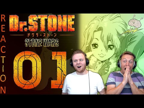SOS Bros React - Dr Stone Season 2 Episode 1 - Stone Wars Beginning!