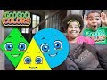 Goo Goo Mom Plays The Shape Game! (Learn To Identify Shapes With Goo Goo Colors)