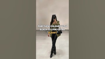Look RICH and expensive with these colour combinations #fashion #trending
