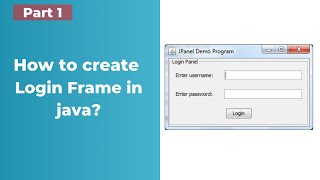 Login Frame in Java (Coding Based)
