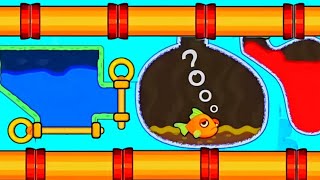 Save The Fish Game Pull The Pin Best Mobile Puzzle Android Gameplay Part 34