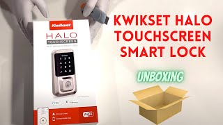 Unboxing Kwikset Halo Touchscreen  Wi-fi enabled Smart Lock | Keyless Entry | SmartKey Security