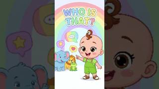 Who Is That? ❓ | Question Words for Kids | Kidomelo TV #Shorts