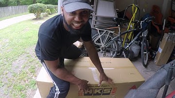 RSX HKS Hi-Power Exhaust Unboxing