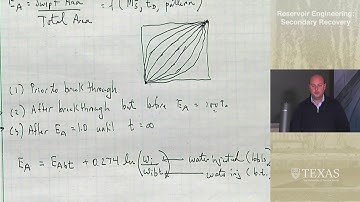 31. Reservoir Waterflooding (Balhoff): Areal displacement efficiency